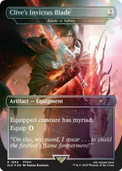 Clive's Invictus Blade - Blade of Selves (Rainbow Foil) -Foil Light Play MTG - Image 1
