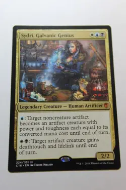 MTG Sydri Galvanic Genius x1- -Commander 2016-Lightly Played - Image 1