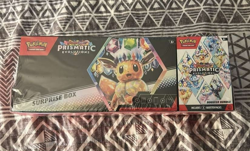 Pokemon Prismatic Evolutions Surprise Box + Booster Bundle (Sam's Club SEALED) - Image 1