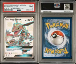 Rayquaza GX #177a Full Art Holo Pokemon 2018 Celestial Storm - Image 3