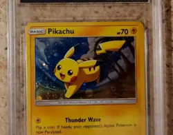 2017 Pokemon Sun & Moon Black Star Promo #SM81 Pikachu HOLO GMA 8.5 NM-MT+ - Image 4
