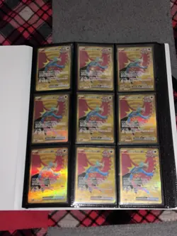 Lot Of 170 Roaring Moon EX 262/182 SV04 Paradox Rift Hyper Rare Pokemon w/Binder - Image 1