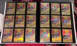 Lot Of 170 Roaring Moon EX 262/182 SV04 Paradox Rift Hyper Rare Pokemon w/Binder - Image 5