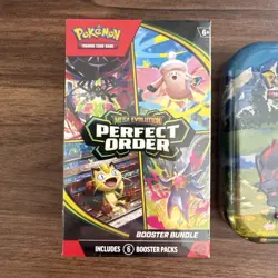 Pokemon TCG Ascended Heroes Mini Tin & Perfect Order Booster Bundle New Sealed - Image 2