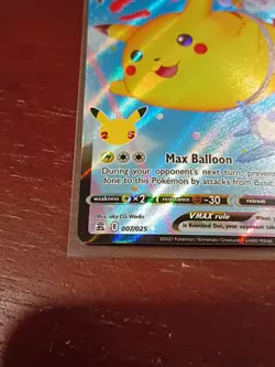 Pokemon TCG Flying Pikachu VMAX Celebrations 007/025 Holo Ultra Rare - Image 3