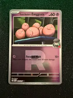 Team Rocket's Exeggcute (Rocket Reverse Holo) 077/217 Pokemon Ascended Heroes NM - Image 1