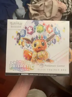 Pokemon Center - Prismatic Evolutions ETB (Elite Trainer Box) Pokemon TCG Sealed - Image 1