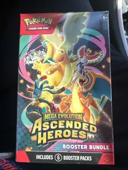 Pokemon TCG: Mega Evolution Ascended Heroes Sealed Booster Bundle - Image 1