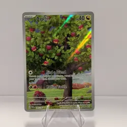 Pokemon TCG Applin 185/167 Sv06: Twilight Masquerade Holo 40 HP - Image 1