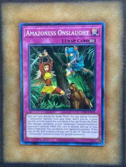 Yugioh Amazoness Onslaught LDS1-EN025 Common 1st Ed NM - Image 1