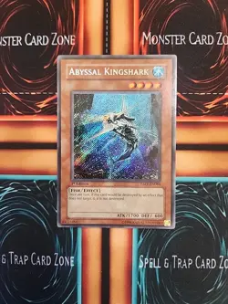 Abyssal Kingshark Secret Rare 1st Edition TAEV-EN084 NM Yugioh - Image 1