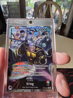 Krieg Alternative Art Leader OP15-001- One Piece Adventure On Kami’s Island - Image 2