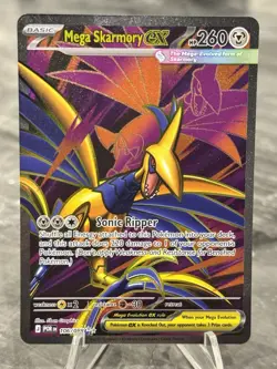 Pokemon TCG Mega Skarmory Ex 106/088 Ultra Rare Full Art Perfect Order - Image 1