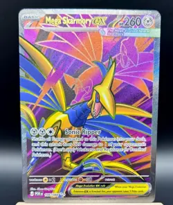 Pokemon TCG Mega Skarmory Ex 106/088 Ultra Rare Full Art Perfect Order - Image 1