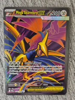 Pokemon TCG Perfect Order Mega Skarmory EX 106/088 Full Art Ultra Rare NM - Image 1
