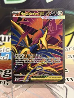 Pokemon TCG Mega Skarmory EX Ultra Rare 106/088 Perfect Order NM/M - Image 1