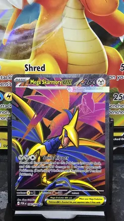 Pokemon TCG Mega Skarmory EX Ultra Rare 106/088 Perfect Order Nm - Image 1