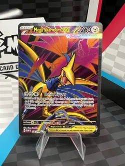 Mega Skarmory EX 106/088 Ultra Rare – Perfect Order Pokemon TCG - Image 1
