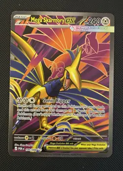 Pokemon TCG Mega Skarmory EX 106/088 Perfect Order - Full Art - NM - Image 1