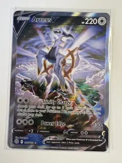 Arceus V (Alternate Full Art) Ultra Rare SWSH09: Brilliant Stars 166/172 MP/HP - Image 5