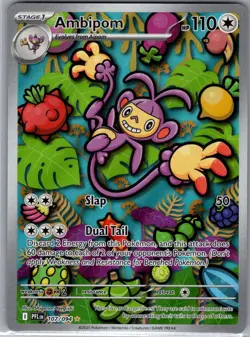 Ambipom 107/094 ME02: Phantasmal Flames - Pokemon Card - NM - Image 1