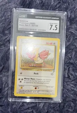 Lot of 3 CGC Pokemon Cards 2002 Tentacool 7, 2000 Spearow 7.5, 2000 Koffing 7.5 - Image 5
