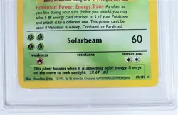 1999 Pokemon Venusaur Holo Card #15 PSA Graded Near Mint 7 - Image 4