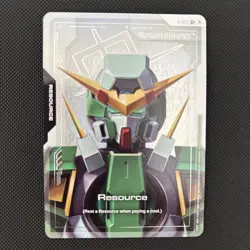 GUNDAM TCG CARD GAME - RESOURCE - Gundam Dynames - R-023 C+ FOIL ENGLISH GD03 - Image 1