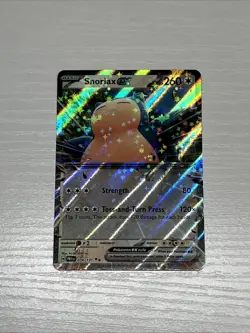 Pokemon TCG Snorlax EX Double Holo Rare Prismatic Card 076/131 - Image 1