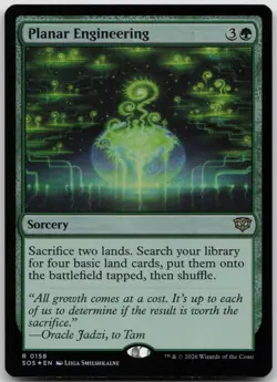 Planar Engineering Foil Secrets of Strixhaven 158 NM R - Image 1