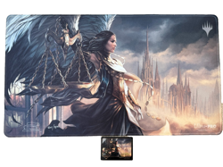 Seraph Of The Scales Playmat by Magali Villeneuve Kickstarter Signed #601 - Image 1