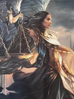 Seraph Of The Scales Playmat by Magali Villeneuve Kickstarter Signed #601 - Image 4