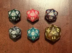Strixhaven D20 Spindown Life Counter Set of 5 House & Oversized Bundle Dice - Image 1