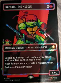 MTG - Raphael, The Muscle - Pixeled/Surge Foil (On Hand) - Image 1