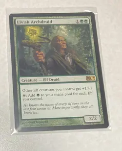 1X Elvish Archdruid M11 Rare Magic the Gathering MTG LP/NM - Image 1