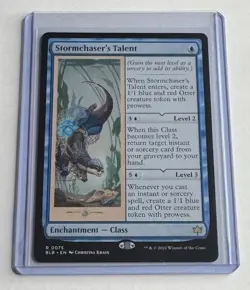 Stormchaser's Talent #75 Bloomburrow Rare Enchantment MTG NM/M - Image 1