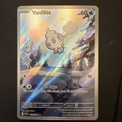 Pokemon Vanillite 111/086 Sv: White Flare Illustration Rare Holo 60 - Image 1