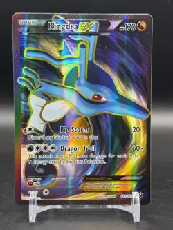 Kingdra EX 122/124 Full Art Ultra Rare Fates Collide Pokemon LP - Image 1