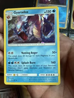Pokemon TCG Gyarados 33/147 Sm-Burning Shadows Holo (English) - LP - Image 1