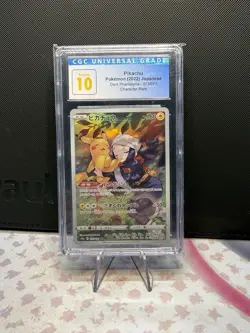 PIKACHU #073 #73 2022 POKEMON JPN DARK PHANTASMA CR HOLO CGC PRISTINE 10 - Image 1