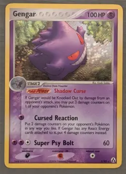 Gengar 5/92 Legend Maker Holo Rare Pokemon TCG - Image 2
