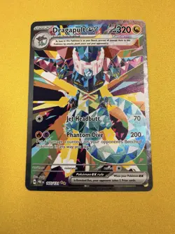 Dragapult Ex 165/131 Sv: Pokemon Scarlet & Violet Prismatic Evolutions Holo SIR - Image 1