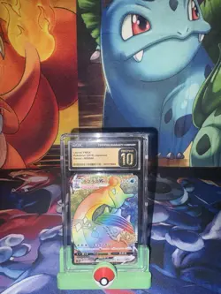 CGC Gem Mint pristine 10 Lapras VMAX Holo 015/060 Japanese S1w: Sword Pokemon - Image 1