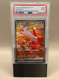 PSA 9 Mint - Latias Ex #239 Pokemon Surging Sparks , Graded - Image 1