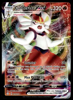 Pokemon TCG Shining Fates #019/072 Cinderace VMAX NM - Image 1