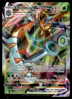 Pokemon TCG Shining Fates #010/072 Dhelmise VMAX NM - Image 1