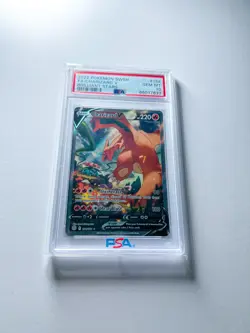 Pokemon Charizard V 154/172 Brilliant Stars Full Art Alt Ultra Rare Holo PSA 10 - Image 2