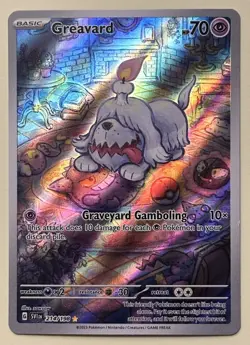 Pokemon TCG Greavard 214/198 Scarlet & Violet IR English 2023 - Image 1
