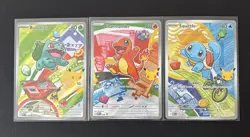 Charmander Bulbasaur Squirtle Pokemon TCG First Partner Illustration Collection - Image 1