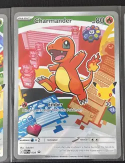 Charmander Bulbasaur Squirtle Pokemon TCG First Partner Illustration Collection - Image 3